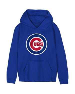 Outerstuff Preschool Chicago Cubs Primary Logo Fleece Hoodie - Blue