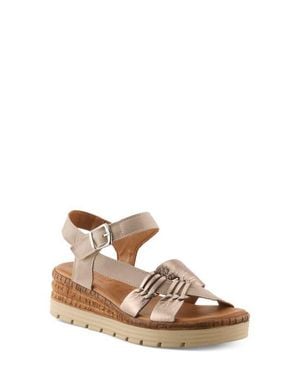 Spring Step Kirra Wedge Sandal - Brown