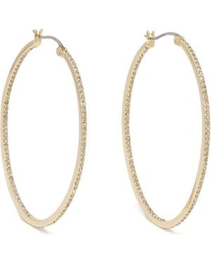 Ramy Brook Khatia Crystal Hoop Earrings - Metallic