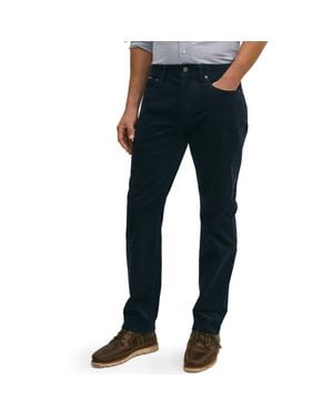Brooks Brothers Stretch Cotton Corduroy Five Pocket Pants - Blue