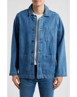 Alex Crane Kite Organic Cotton Denim Jacket - Blue