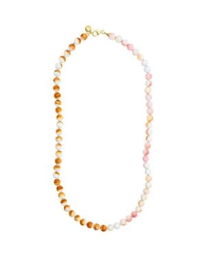 Fry Powers Shell Rope Necklace - White