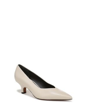 Vince Livia Pointed Toe Pump - White