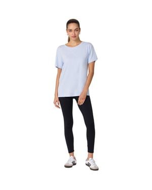 Rebody Active Rebody Essentials Oversized Short Sleeve Top - Blue