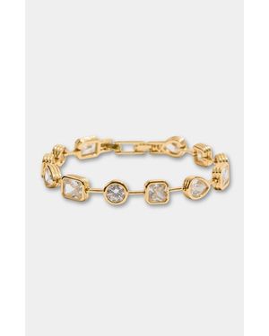 Stella & Dot Naomie Bezel Set Tennis Bracelet - Metallic