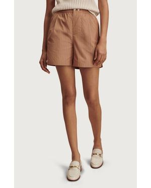 Varley Marius Stripe Shorts - Natural