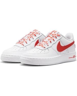 Nike Kids' Air Force 1 Low Basketball Sneaker - White