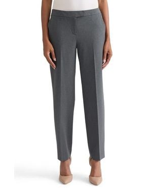 Kasper Claire Straight Leg Pants - Gray