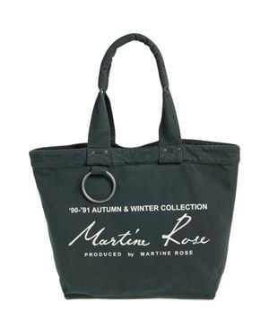 Martine Rose マーティンローズ　ナイロン　BIGトートバッグ Martine Rose Black Large Shopper Tote