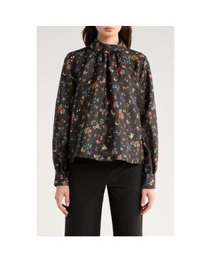 Stine Goya Floral Print Top - Black