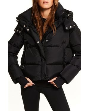 Sam. Jordy Water Resistant Down Puffer Coat - Black