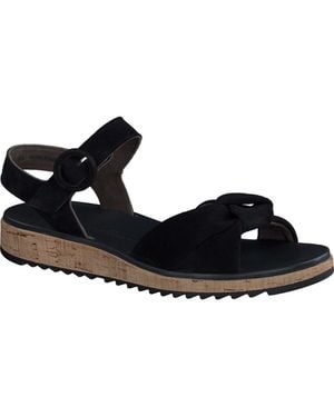 Paul Green Trento Ankle Strap Platform Sandal - Blue