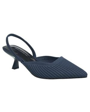 French Connection Coco Slingback Kitten Heel - Blue