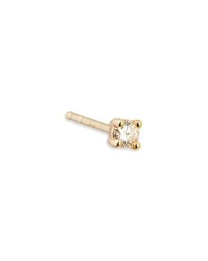 Anzie Classique Diamond Single Stud Earring - Multicolor