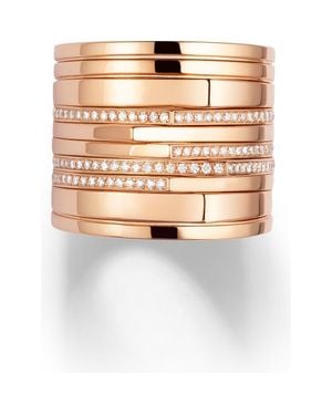 Repossi Antifer 10-Row 18K & Diamond Ring - Natural