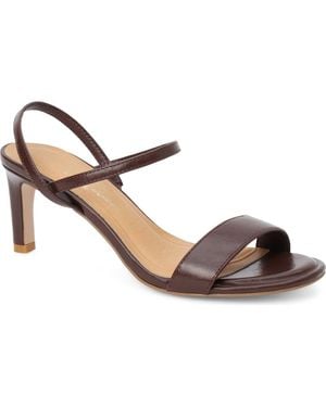 Matisse Trinity Slingback Kitten Heel Sandal - Metallic