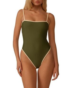 Montce Jacelyn Binded One-Piece Swimsuit - Green