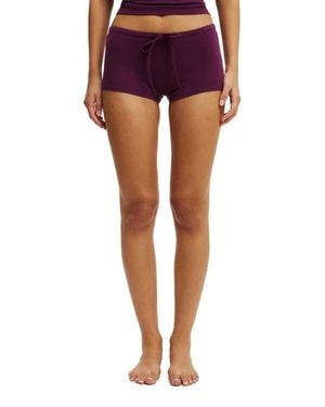 Cotton On Dreamy Soft Tie Micro Short - Blue