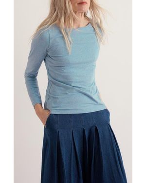 Seasalt Cornwall Easel Organic Cotton T-Shirt - Blue