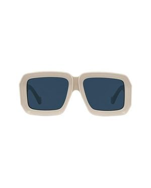 Loewe X Paula's Ibiza 56Mm Mask Sunglasses - Blue