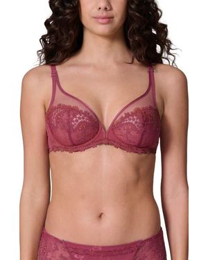 Simone Perele Wish Underwire Plunge Bra - Pink