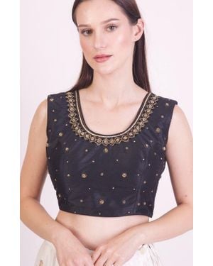 Ras Zorah Hand Embroidered Blouse - Blue