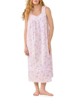 Eileen West Cotton Ballet Nightgown - Pink