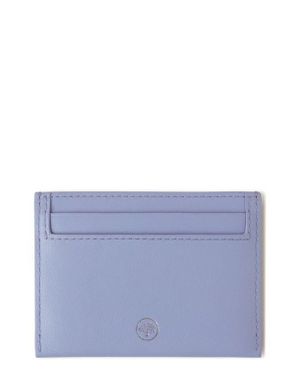 Mulberry Grained Leather Logo Card Case - Purple