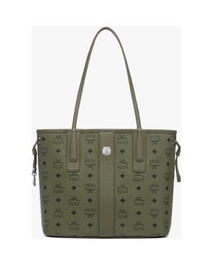 MCM Small Liz Shopper - Green