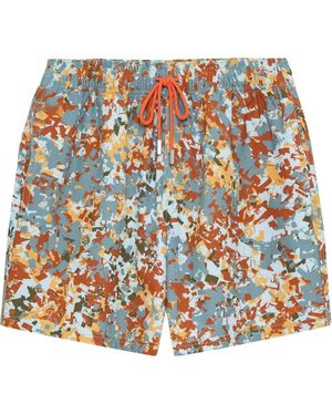 Le Club Resortwear 4.25 Le Club Eco-Friendly 4 Way Stretch Swim Trunks - Blue