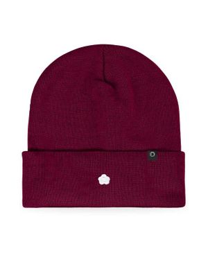 Alix Lil Flower Beanie Cap - Red