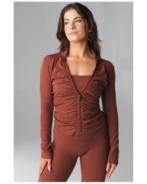 Vitaly Cloud Ii Gather Jacket - Red