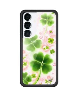 Wildflower Cases Miss Lucky Samsung/S25 Edge/S25 Plus/S25 Ultra Case - Green