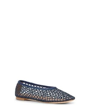 STAUD Alba Ballet Flat - Blue