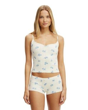 Cotton On Dreamy Soft Pointelle Cami - White