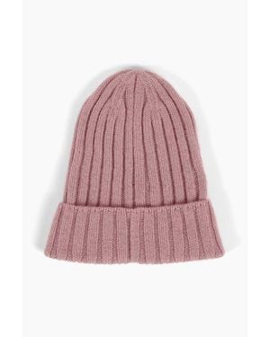SSKEIN Ribbed Beanie - Pink