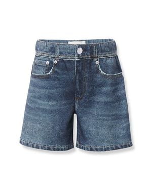 Rag & Bone Kids' Mini Rb Miramar Pull-On Faux Denim Shorts - Blue