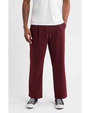 Saint Studio Veloce Cotton Neoprene Track Pants - Red