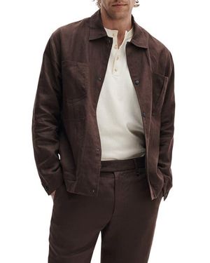 Rag & Bone Evan Linen Pants - Brown
