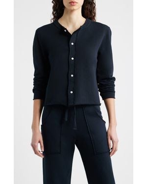 Frank & Eileen Jackie Button Front Cardigan - Blue