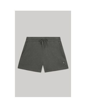 Alix Martini Midweight Washed Fleece Shorts - Gray