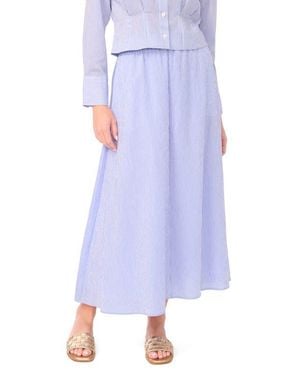 Vince Camuto Stripe Flowy Maxi Skirt - Purple