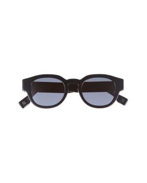 Fendi Signature 48Mm Small Phantos Sunglasses - Black