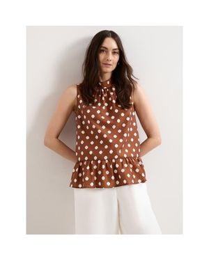 Phase Eight Indie Blouse - Brown
