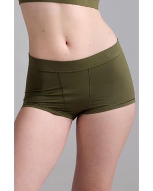 OXER Luxe Bold Stretch Modal Boyshorts - Green
