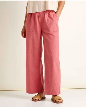 Toad & Co. Taj Hemp Wide Leg Pant - Pink