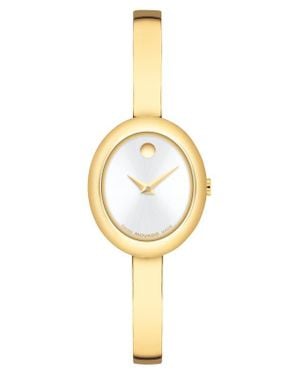 Movado Museum Oval Bangle Watch, 22Mm X 26Mm - Metallic