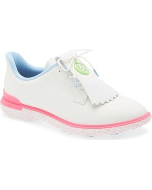 G/FORE Gallivant2R Perforated Kiltie Golf Shoe - White