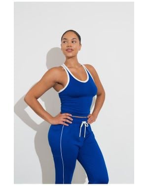 Vitaly Motive Racer Tank - Blue