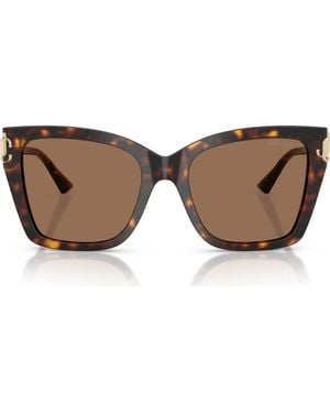 Jimmy Choo 54Mm Square Sunglasses - Brown
